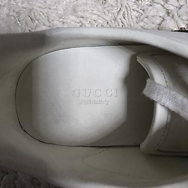 кеды gucci: Кроссовки, 37, 37.5, 38, Gucci, Б/у, цвет - Белый, Самовывоз, Бесплатная доставка, Платная доставка — 4