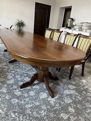 Столдор: Зал үчүн үстөл, Бүктөө эмес, Oval — 3