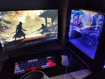 hyperx cloud core: Компьютер, ядер - 10, ОЗУ 16 ГБ, Игровой, Б/у, AMD Radeon RX 580, HDD + SSD — 1