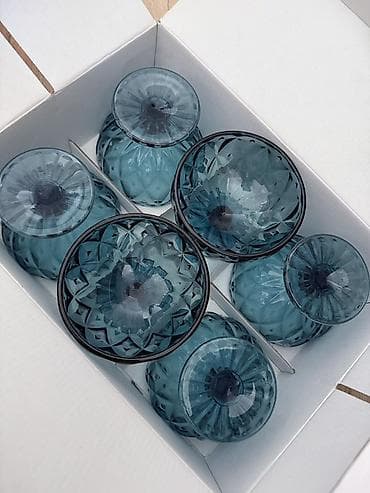 fire maple: Набор креманок Garbo Glassware, 6 штук - Материал: окрашенное — 2