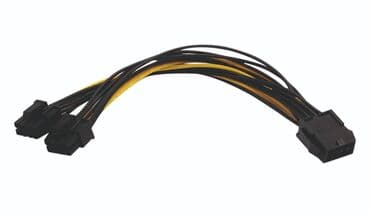переходник для видеокарты 8 pin: Переходник 8pin на 2 по 6+2 pin для видеокарты, длина 20см — 1