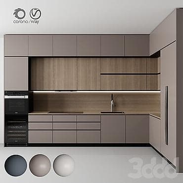 Мебельные гарнитуры: Кухня от 9 000 сом/м² | 3D проект бесплатно Премиальная мебель от — 1