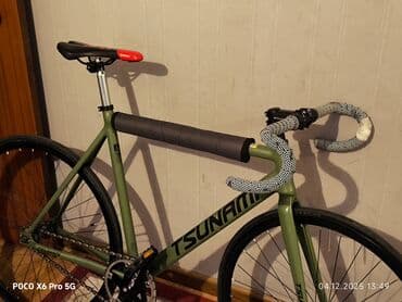 купить шину и камеру для велосипеда: Шоссейный велосипед, Tsunami, Рама L (172 - 185 см), Б/у — 1