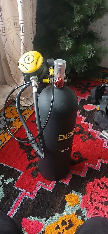 Зер буюмдар: Комплект для подводного дыхания Dideep (мини-компрессор/акваланг) - — 5