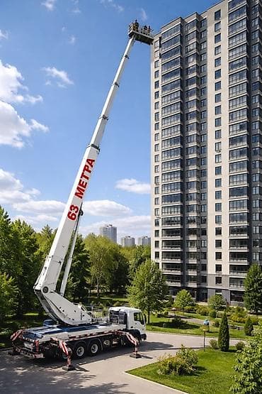 c 63: Услуги автолифта люльки для подъёма грузов на высоту до 63 метров — 1