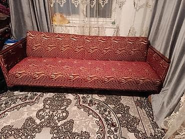 угловой диван раскладывается: Прямой диван, Б/у — 3