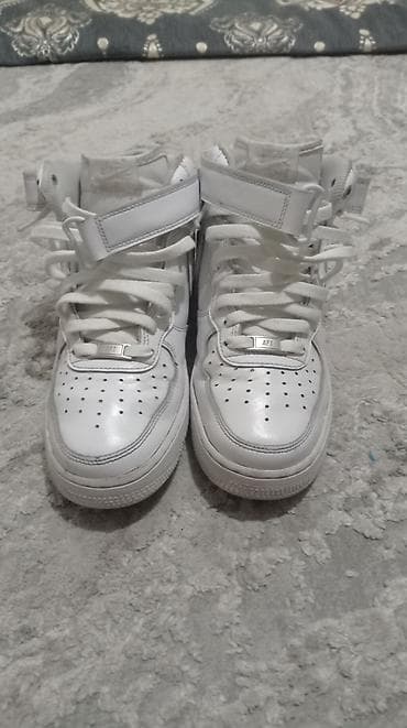 nike air force оригинал: Мужские кроссовки, 41, Nike, Б/у, цвет - Белый, Самовывоз — 8