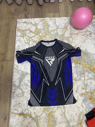 мма шорты: Спортивная компрессионная футболка RDX (рашгард) размер L - Тип — 1