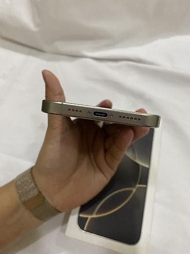 e96a hoco: IPhone 16 Pro Max, Б/у, 256 ГБ, Natural Titanium, Чехол, Коробка, 92 % — 5