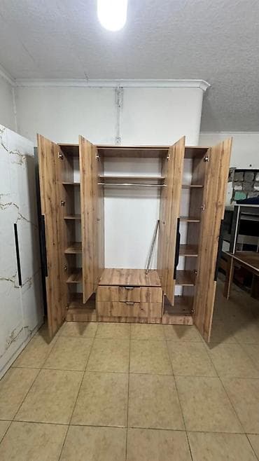 шкаф кийим: Шифоньерлер, кийидер үчүн шкафтар, Түз, ЛДСП — 7