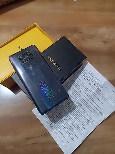 Poco X3 Pro, Б/у, 256 ГБ, цвет - Черный, 1 SIM — 1