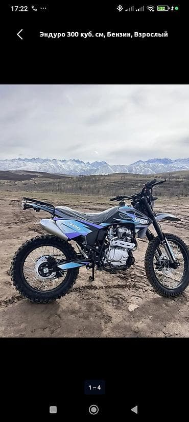 Эндуро-мотоцикл 300 куб. см, бензиновый, для взрослых. - Двигатель