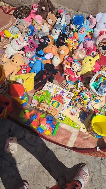 foo foo: Большой набор детских игрушек и развивающих игр Состав: - Мягкие — 3