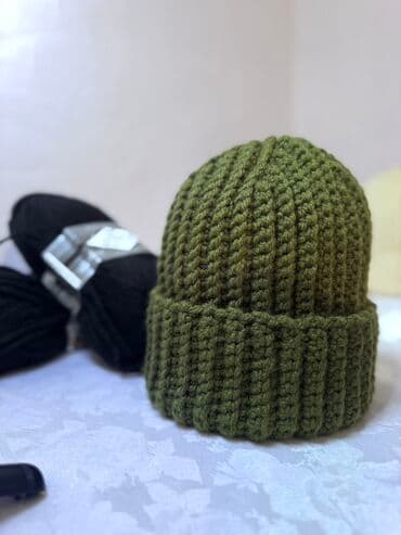 прокат мужских костюмов [возьми на прокат] бишкек фото: Шапка, Бини, Акрил, Зима, Вязаная модель — 1