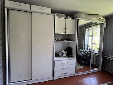 шкаф купе с подсветкой: Шкаф купе, Б/у, С зеркалом, Другой материал — 1