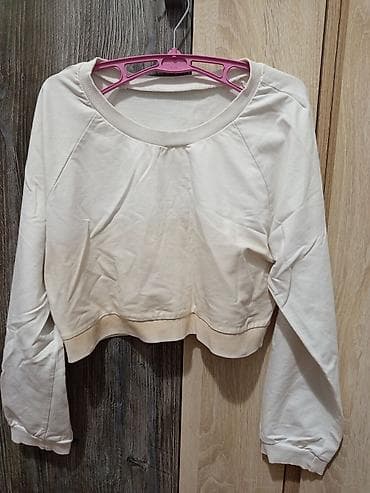 укороченная рубашка: Кроп-топы/лонгсливы с длинным рукавом. Модели: - Полосатые — 3