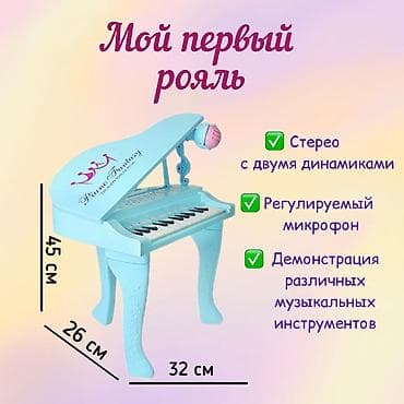 Баяндар: Рояль детский «Мой первый рояль» - 25 полноценных клавиш для первых — 2