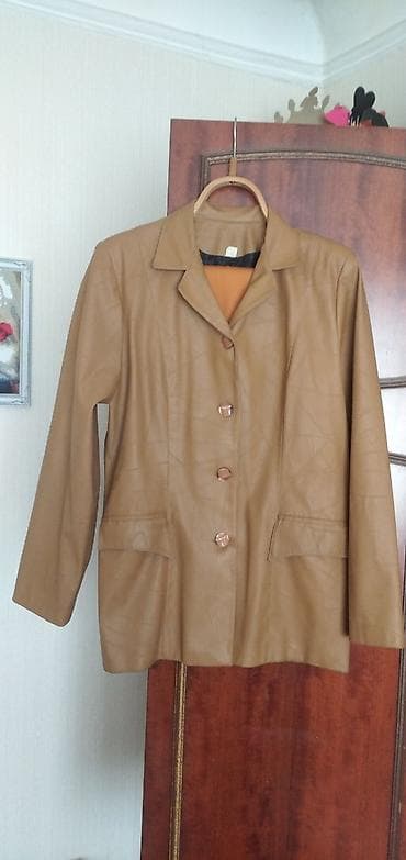 Плащи: Женские жакеты — набор из 3 моделей 1) Светло-коричневый удлинённый — 1