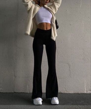 двойка брюки и кофта: Брюки Классические, Турция, Новый, M — 1