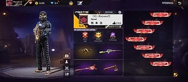 гп 5: Игровой аккаунт Free Fire (ур. 60) с богатой коллекцией предметов и — 2