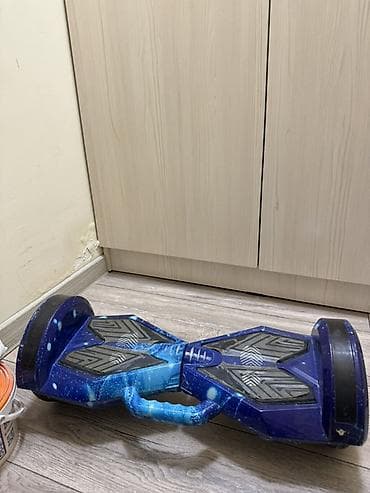 led lights: Гироскутер с космическим принтом (сине‑фиолетовая расцветка — 4