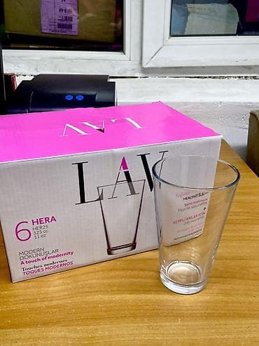 посуда стеклянные: Набор стаканов LAV Hera, 6 штук - Модель: Hera (код HER25) - Объем — 2