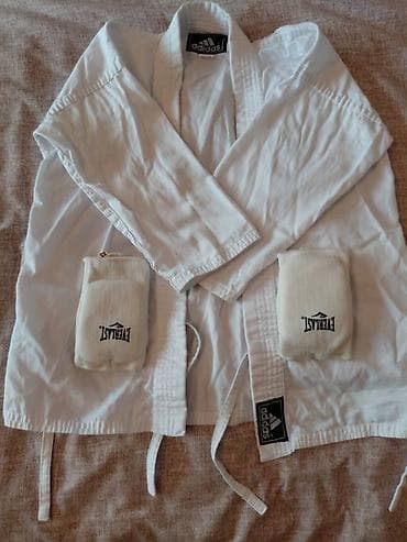 Спортивные сумки: Комплект экипировки для единоборств. Состав: - Кимоно Adidas (куртка — 7