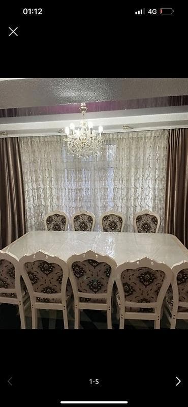 Чатырдын үстүн жабууга арналган материалдар: Конок бөлмөсү үчүн үстөл жана отургуч, түсү - Саргыч боз — 1