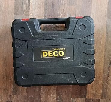 электрический вок: Шуруповёрт-дрель на аккумуляторе DECO DC-21V в кейсе Отличного — 1