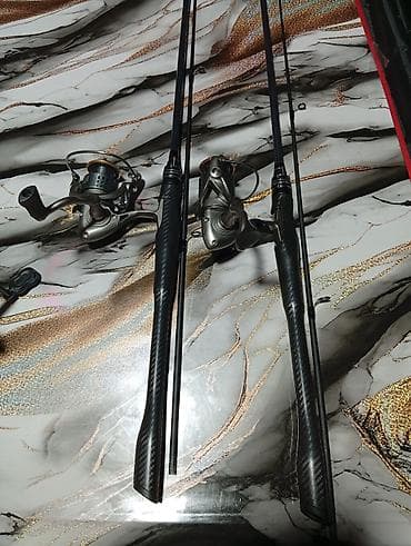 Спиннинговые удилища с безынерционными катушками - Комплект из двух