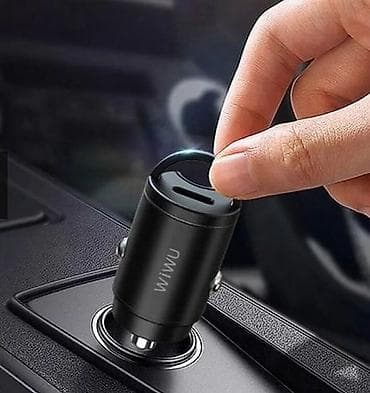 Автомобильная зарядка wiwu quick charge type-c pd black (pc300) Арт at lalafo.kg Автомобильная зарядка wiwu quick charge type-c pd black (pc300) Арт
