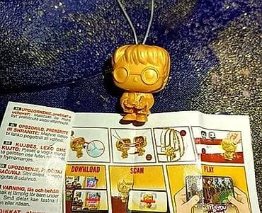 Брелок, Пластик, Новый, Унисекс, цвет - Золотой