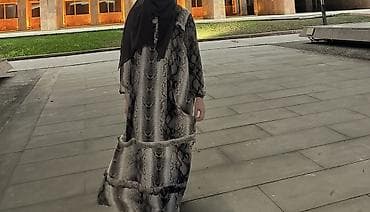 Макси-платье/абая NaJMA Style - Длина: макси, свободный А-силуэт - at lalafo.kg Макси-платье/абая NaJMA Style - Длина: макси, свободный А-силуэт -