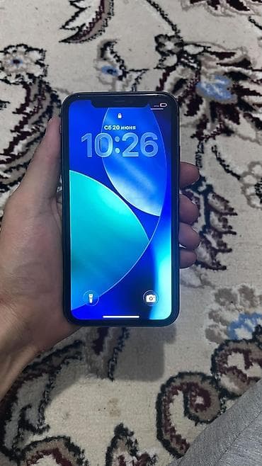 second tech: IPhone 11, Б/у, 128 ГБ, Черный, 73 % — 1
