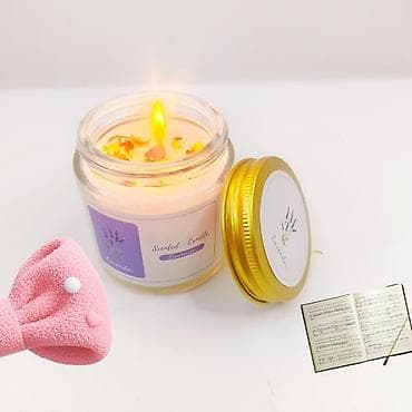 продаю свечи: Ароматические свечи в стеклянных банках с металлической крышкой - — 4