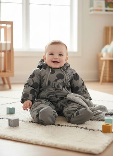 мишка на день рождения: Комплект, цвет - Серый — 1