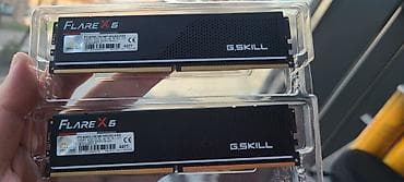 ПК жана ноутбуктар үчүн комплектөөчүлөр: Оперативдик эс-тутум, Колдонулган, G.SKILL, 32 ГБ, DDR5, 6000 МГц, ПК үчүн — 2