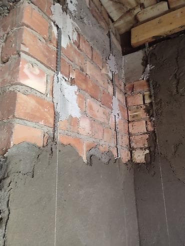 шифер и кирпич: Штукатурные работы по маякам. Механизированное и ручное выравнивание — 2