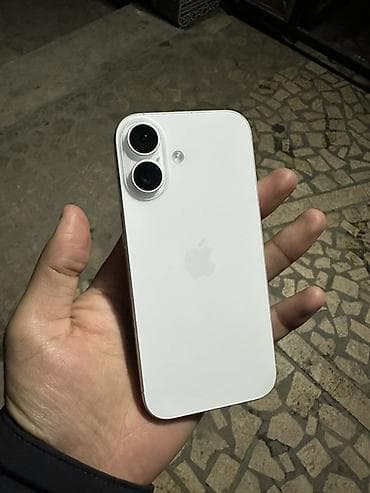 IPhone 17, Новый, 256 ГБ, Белый, Защитное стекло, Чехол, Кабель, 100 %