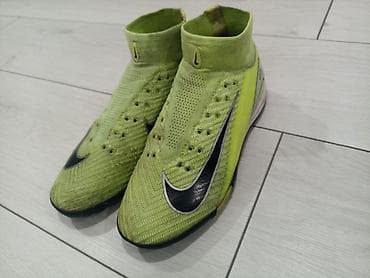 велосипед спортивный: Футбольные бутсы/сороконожки Nike с носком-манжетой. - Тип: футзал/TF — 1