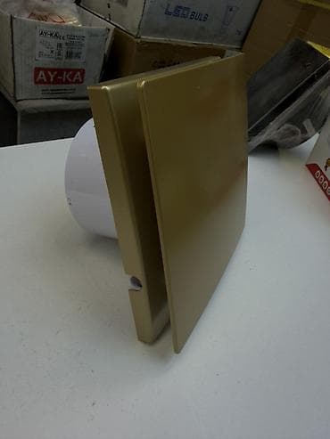 cpu cooler: Вытяжной вентилятор с декоративной золотистой панелью - Тип: осевой — 2