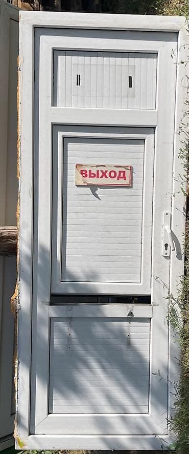 Пластик эшиктер: ПВХ конструкции: двери и окна - Материал: пластиковый профиль белого — 5