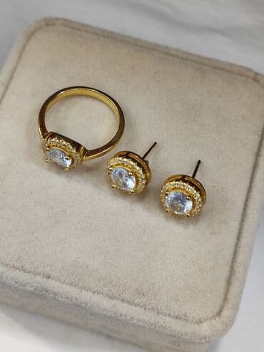 свадебные платья от производителя: Набор украшений, Проба 925, Женские, Новый — 4