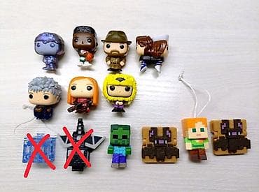 аниме карты: 🔥 Фигурки и брелки Funko / Minecraft 🔥 🎬 Персонажи из сериалов и игр — 2