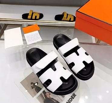 Жеке буюмдар: Эркектердин сандалийи, 37, 37.5, 38, Жаңы, түсү - Кара — 3