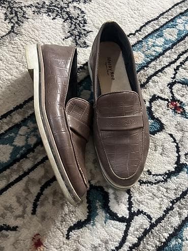 обувь кеды: Лоферы, 36.5, 37, 37.5, Balenciaga, Б/у, цвет - Коричневый — 1