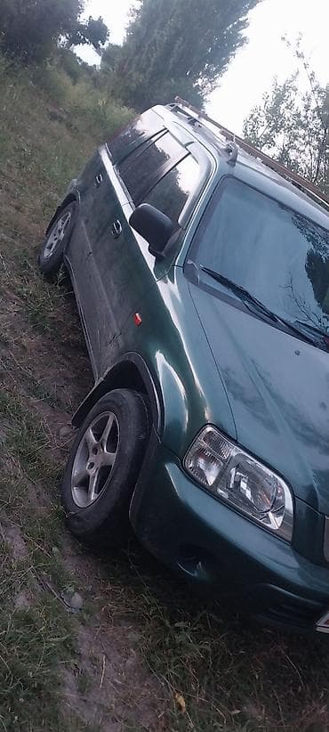 срв 4 поколения: Honda CR‑V I (рестайлинг), зелёный внедорожник/кроссовер. Кузов и — 3