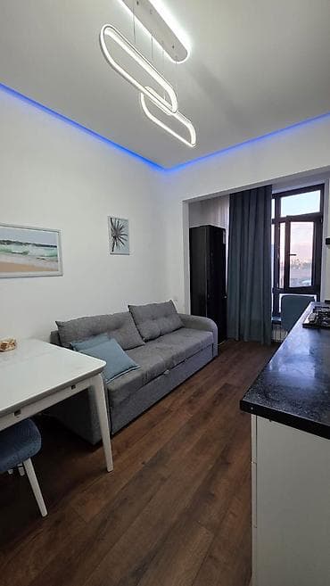 Недвижимость: 1 комната, 44 м², Асанбай мкр Элитка, 9 этаж, Евроремонт — 3