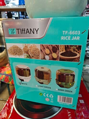 пластиковые ведра с крышкой для пищевых продуктов: Пищевой контейнер, цвет - Зеленый, Платная доставка — 9