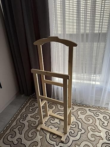 сушилка для белья ош: Напольная вешалка-валет из массива дерева - Материал: натуральное — 3